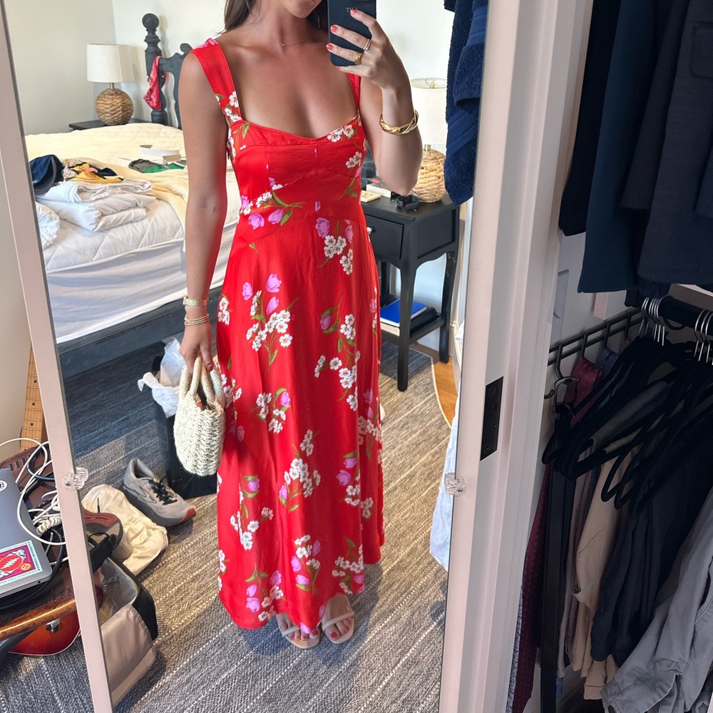Maeve Anthropologie slip dress